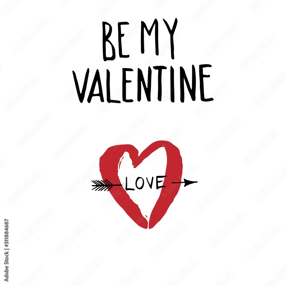 Be my Valentine text card. Greeting Valentine's day typography lettering. Romantic quote, love celebration font words. Postcard, banner, poster, packaging design. Vector eps 10. Be my Valentine text card. Greeting Valentine's day typography lettering. Romantic quote, love celebration font words. Postcard, banner, poster, packaging design. Vector eps 10.