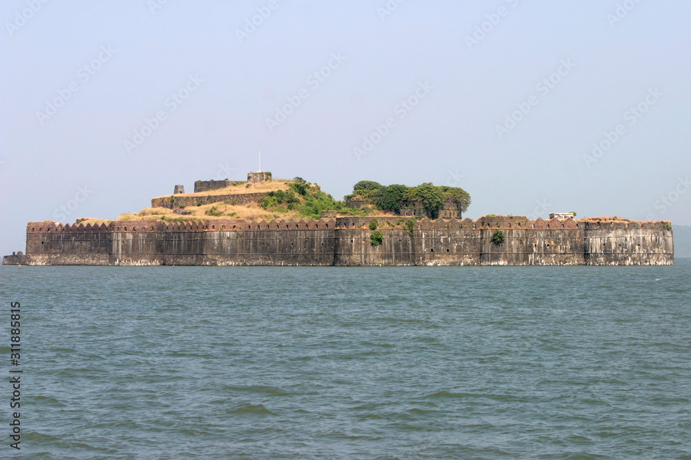 Fort Zanjeera�fort was built by Siddi from Africa around 1400 AD, Maharashtra, India