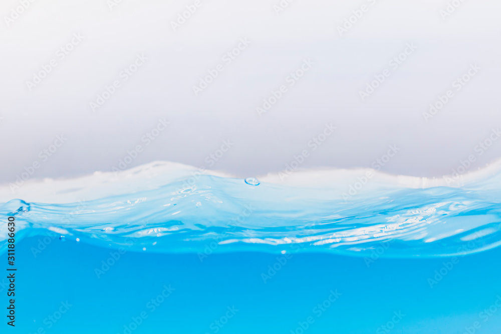 Nice abstract blue water splash on white background Nice abstract blue water splash on white background