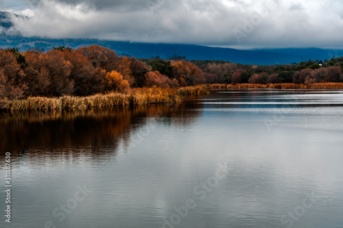 Valmayor Reservoir  El Escorial  Madrid  Spain.