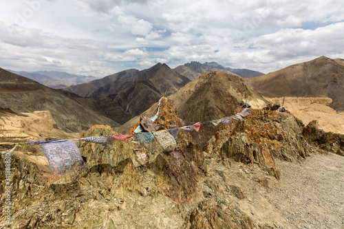 Colourful Landscape near Lamayuru in Ladakh, India, Asia