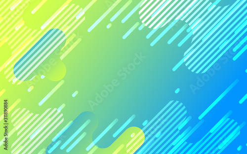 緑と青のネオンカラーグラデーションデジタル背景