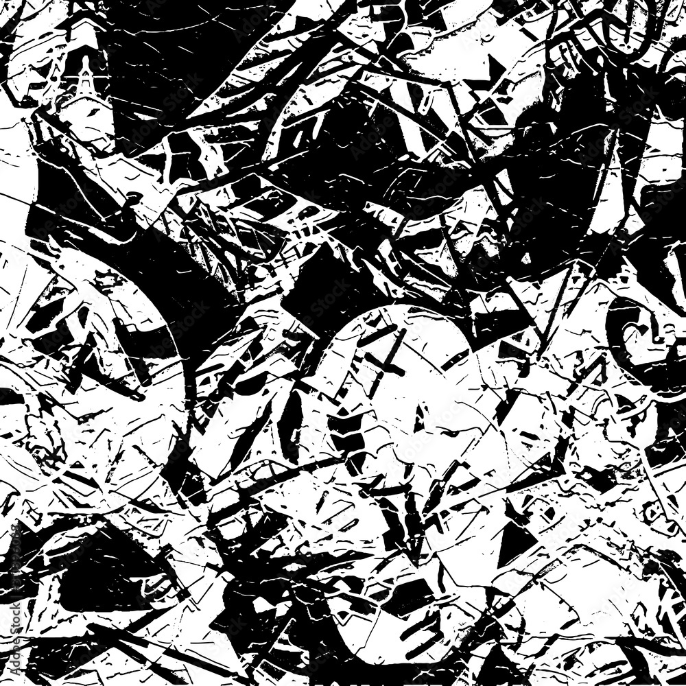 Fototapeta premium Abstract grunge texture black and white