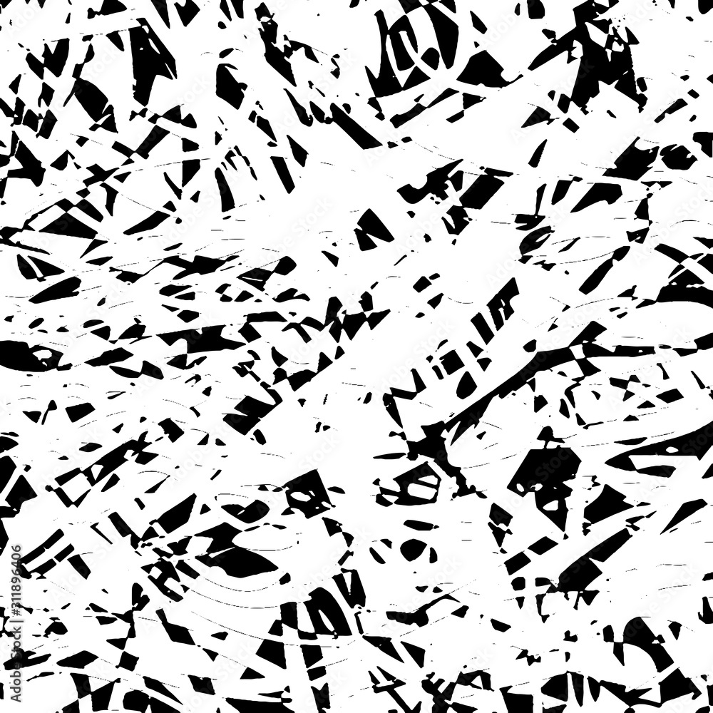 Naklejka premium Abstract grunge texture black and white