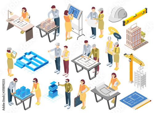 Construction Architecture Engineers Set