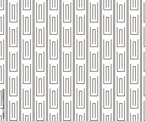 Repeating geometric shape vector pattern