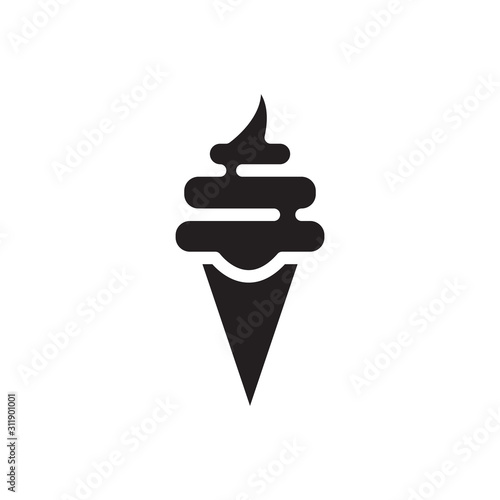 Ice cream icon vector design template © Twomine