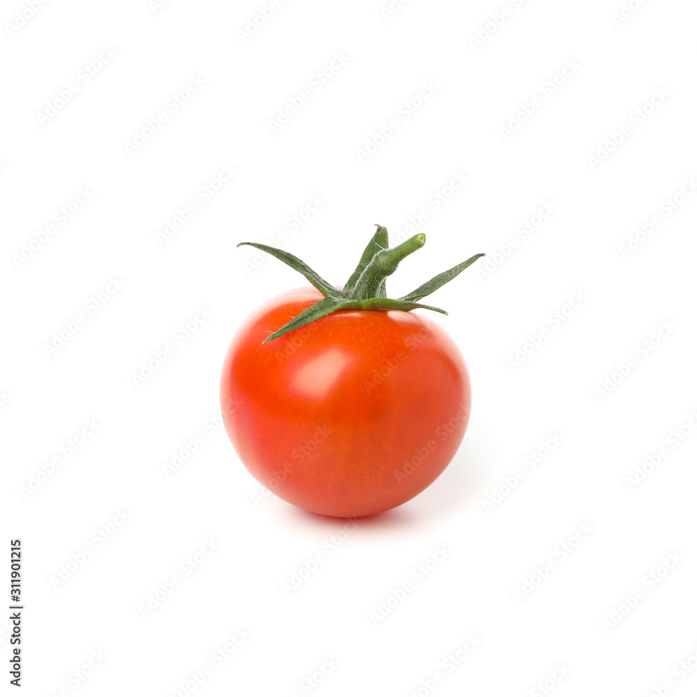 Tasty red tomato isolated on white background Tasty red tomato isolated on white background