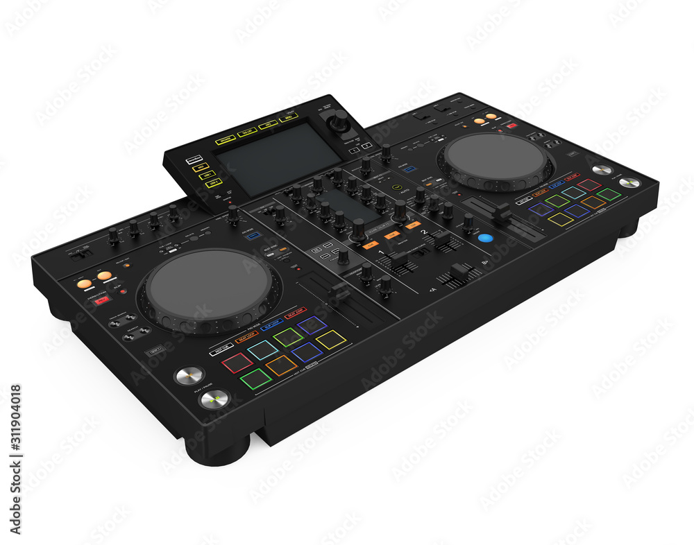DJ Music Mixer Isolated DJ Music Mixer Isolated