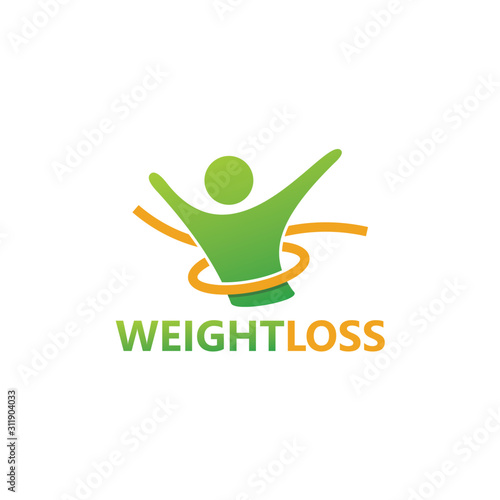 Weight Loss Logo Template Design