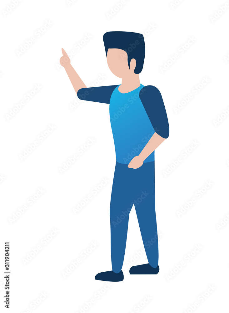 young man avatar character icon young man avatar character icon