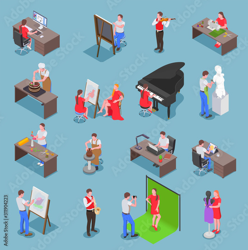 Creative People Artists Set