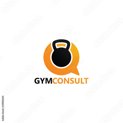 Gym Consult Logo Template Design