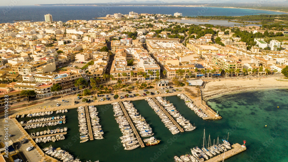 Obraz premium Colonia de Sant Jordi, Mallorca, Spain