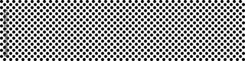 gz635 GrafikZeichnung - english - pattern seamless. horizontal black circles icon. simple template - background illustration. banner 4to1 - g8849