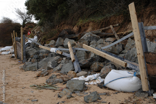 STORM CORNWALL HARLYN BAY  photo