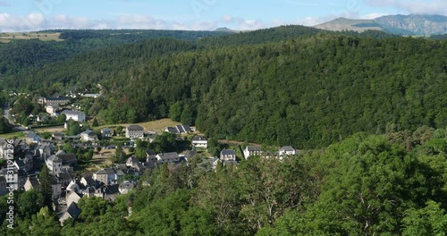 Murol, Puy de Dome, Auvergne, France photo