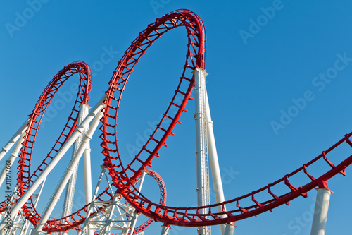 Roller Coaster Tapéta, Fotótapéta