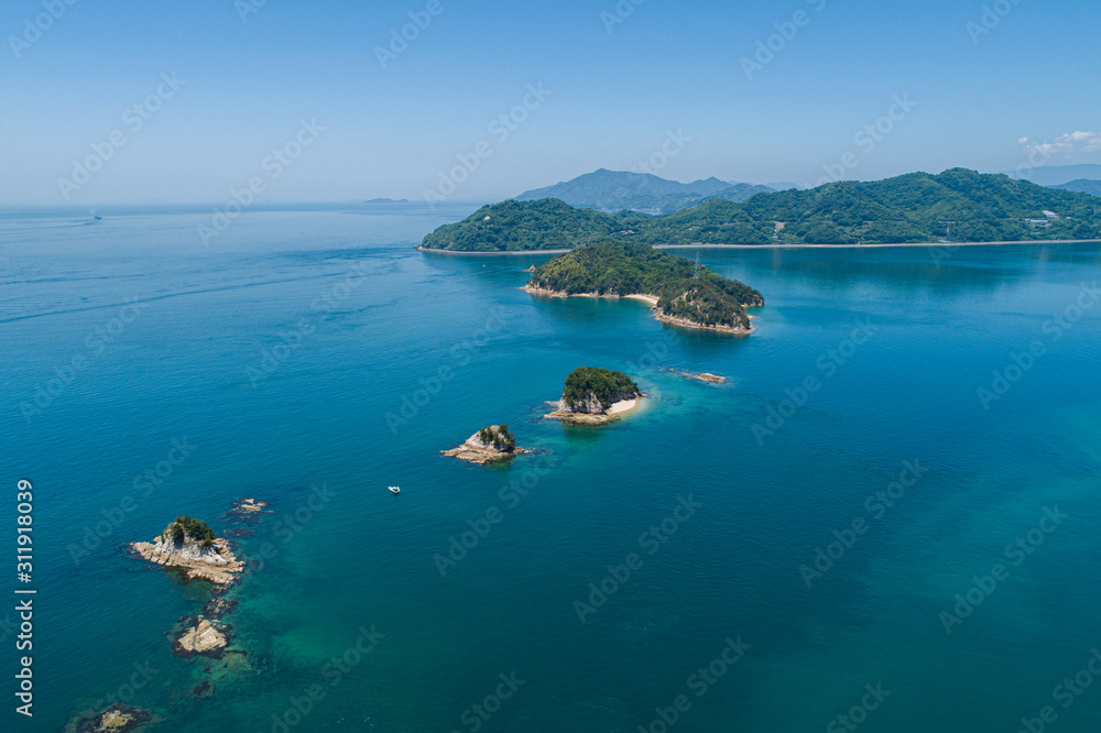 Obraz premium 大三島 三ッ子島（愛媛県）