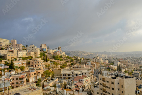 Bethlehem in the morning light The city in which Jesus Christ was born.