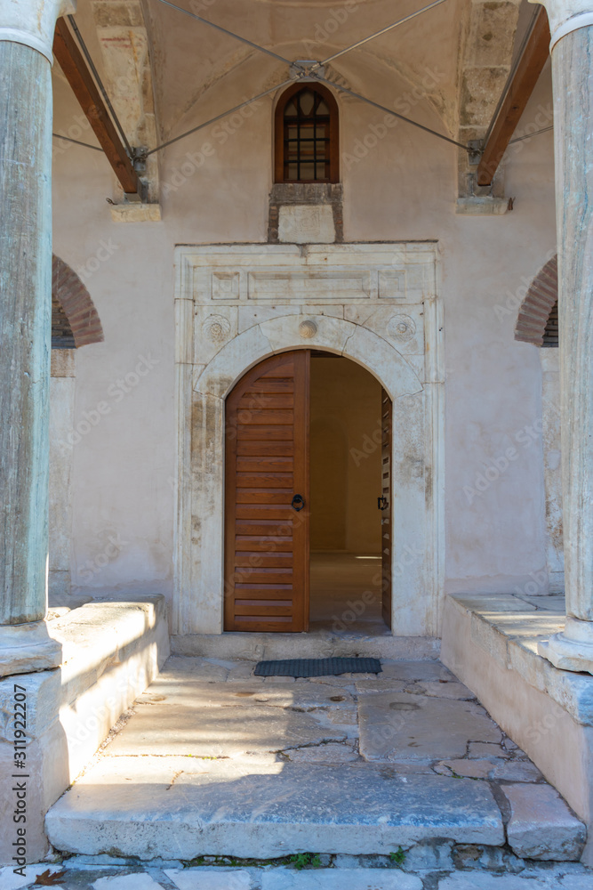 Naklejka premium roman agora buildings in Athens, Greece on a sunny day