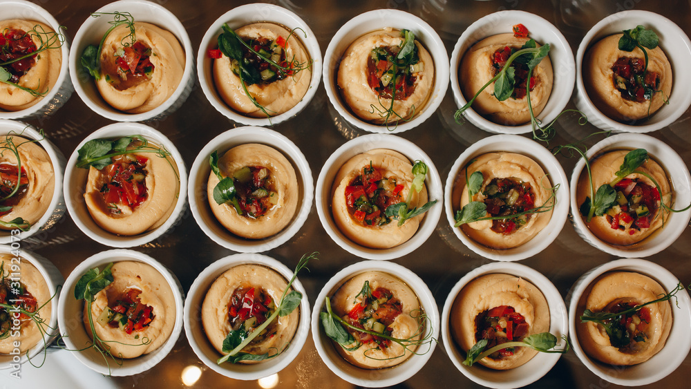 catering food mini canape in restaurant weeding catering food mini canape in restaurant weeding
