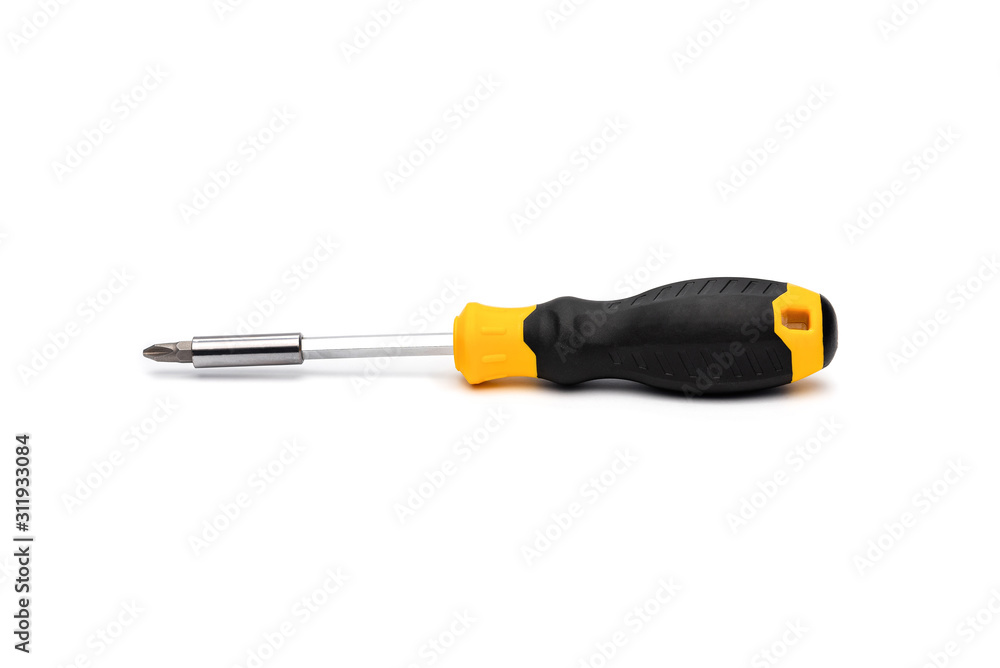 Screwdriver on a white background Screwdriver on a white background