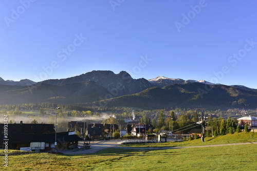 Panorama of the Tatra Mountains and Zakopane