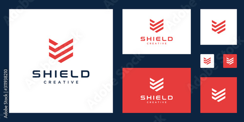 Shield logo design