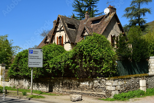 Giverny; France - april 17 2018 : the picturesque painters village photo