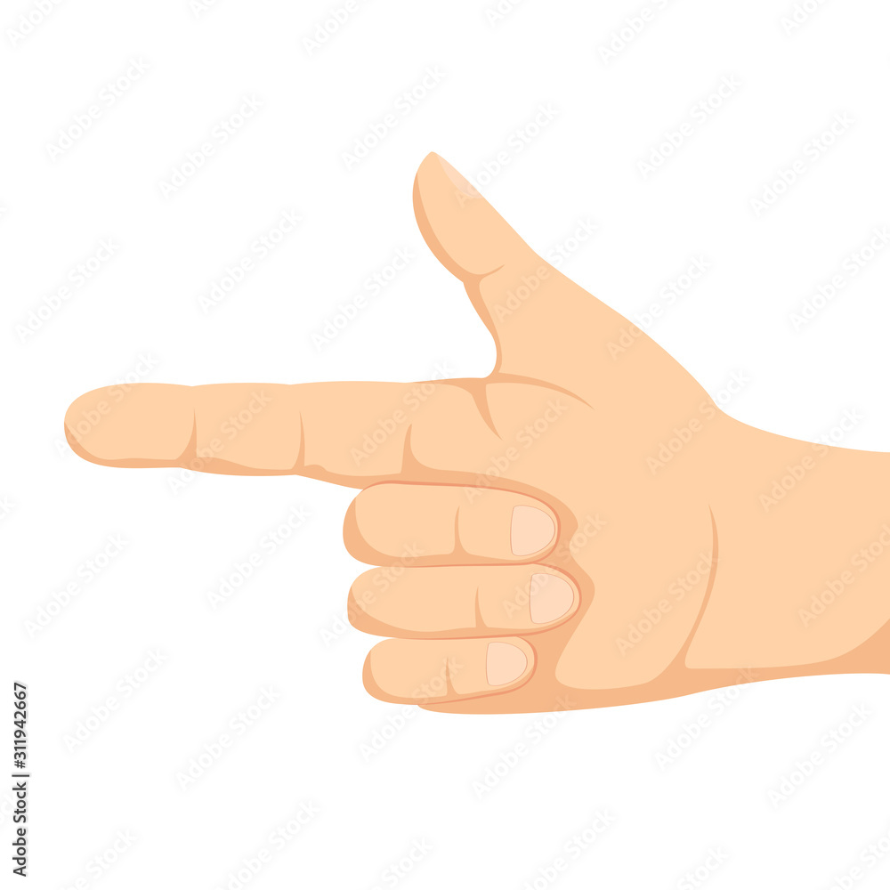 Hand with Index Finger Hand with Index Finger