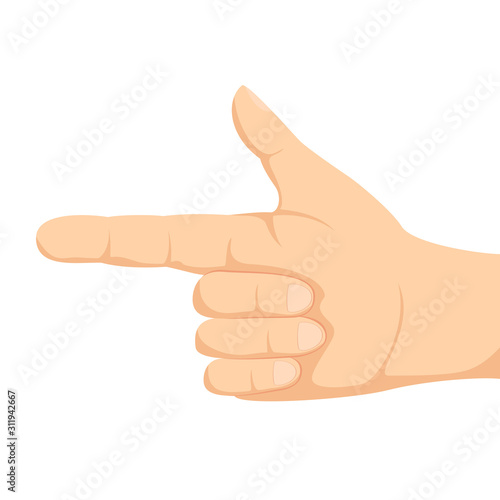 Hand with Index Finger