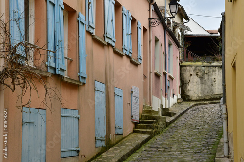 Marly le Roi; France - april 1 2018 : old village in spring photo