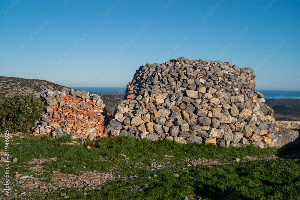 ruins of ancient fortress