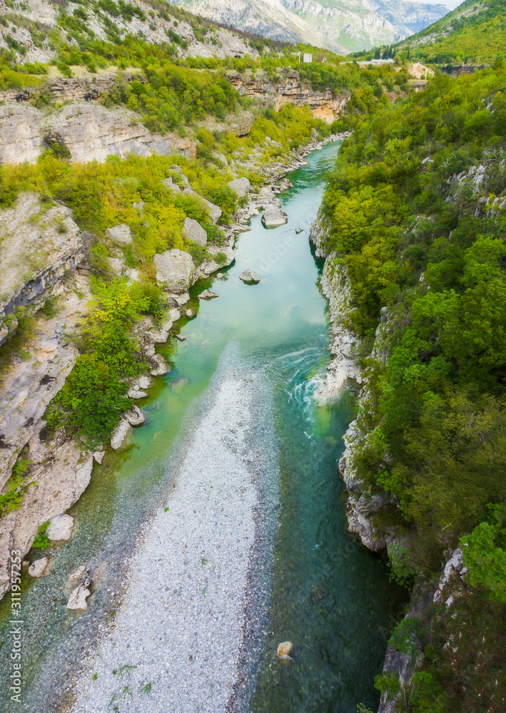 Tara river canyon, mountains and forests around in the Durmitor nature park, Montenegro Tara river canyon, mountains and forests around in the Durmitor nature park, Montenegro