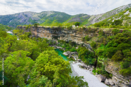  Tara river canyon, mountains and forests around in the Durmitor nature park, Montenegro