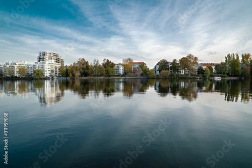 landscape with lake and trees © alexandernative