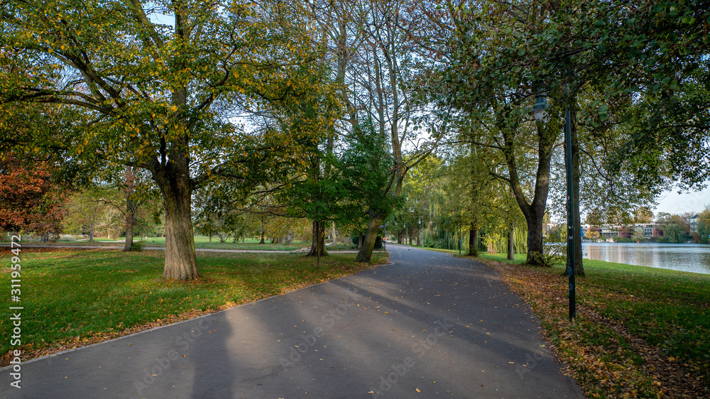 road in the park, treptower park