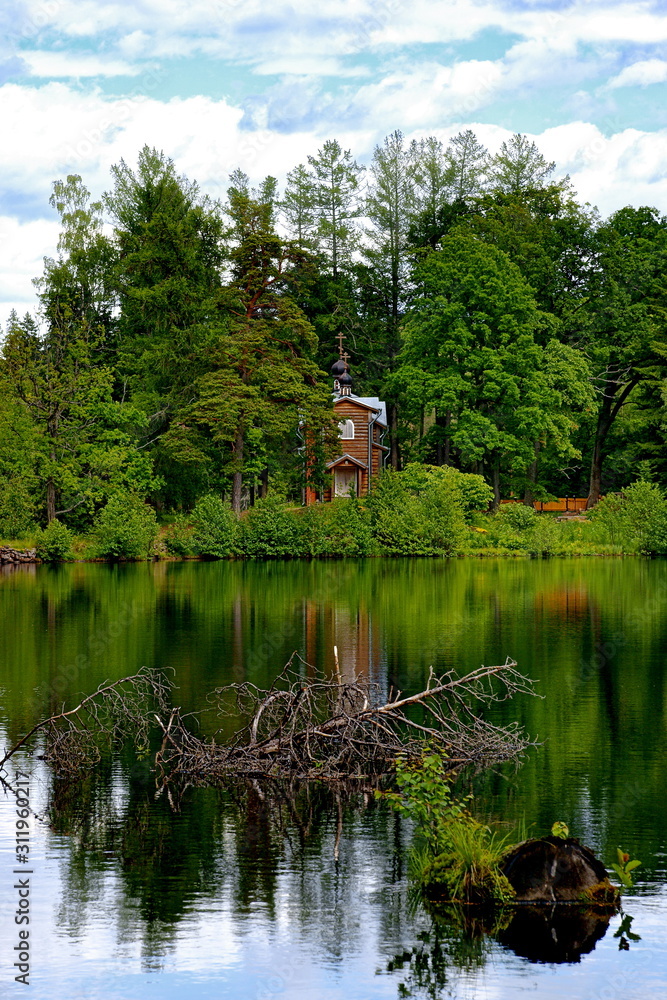 Karelia, Russia. The nature of the island of Valaam. Karelia, Russia. The nature of the island of Valaam.