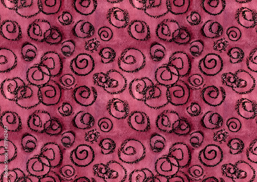 Pink swirls pattern