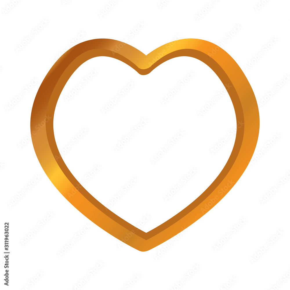 Isolated golden hearth Isolated golden hearth
