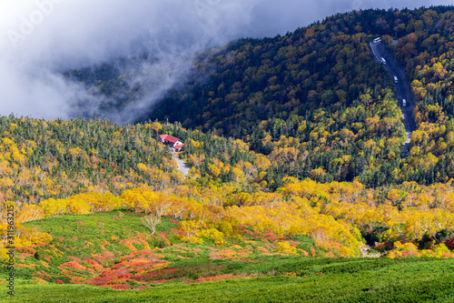 【長野県】北アルプス　紅葉の乗鞍岳