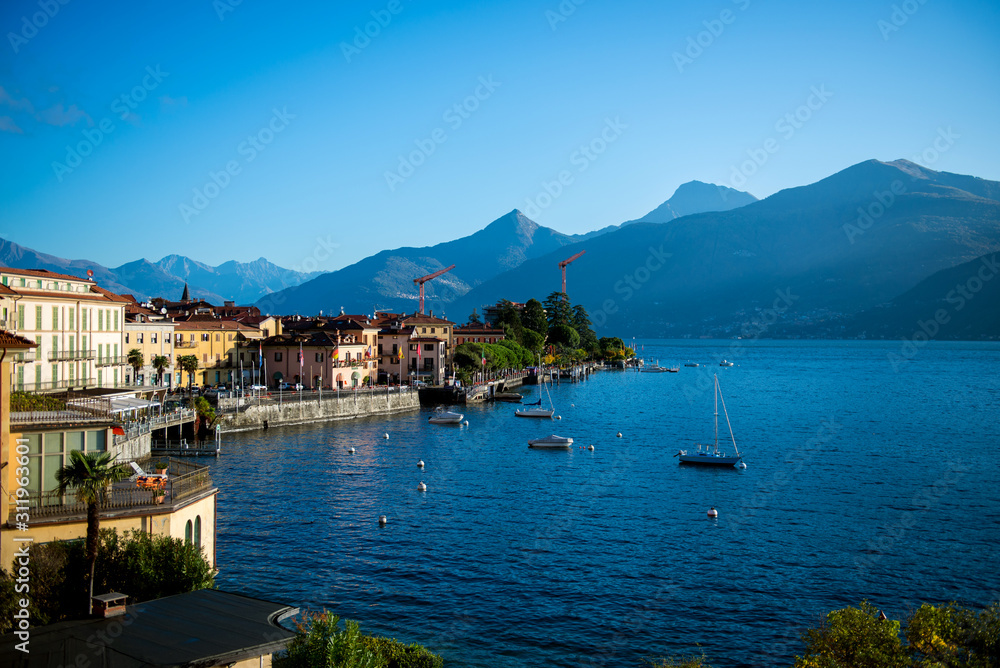  Menaggio town over the Lake Como in Lombardy region, Italy