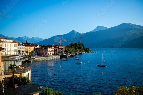 Fototapeta Naklejka Na Ścianę i Meble -   Menaggio town over the Lake Como in Lombardy region, Italy