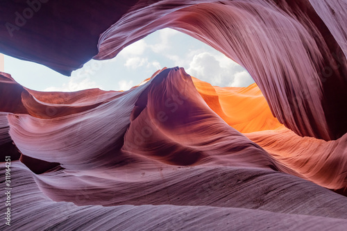 Canyon Antelope near Page. Abstract and art concept.