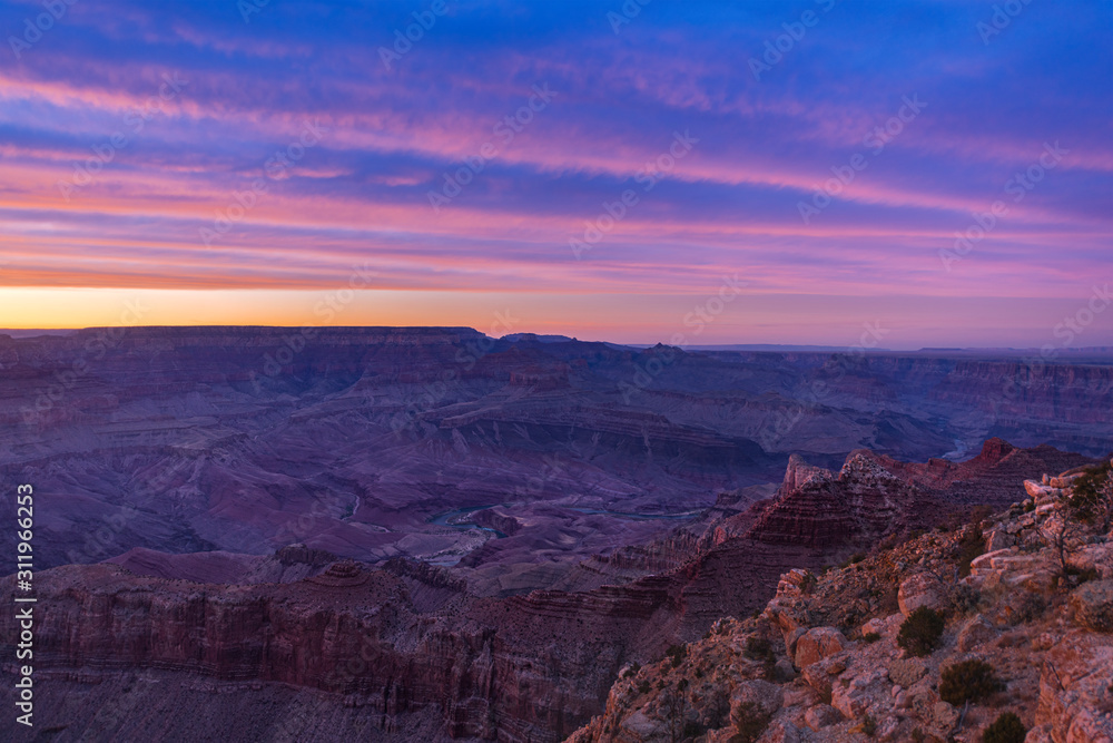Grand Canyon During Sunset