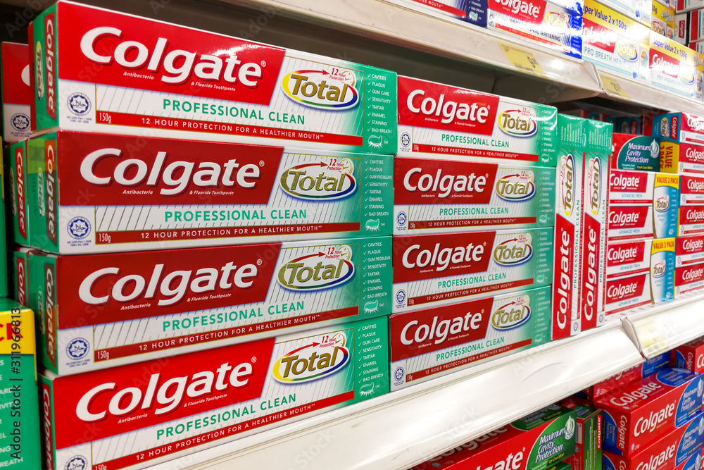Colgate toothpaste is the market leader in the Malaysia toothpaste