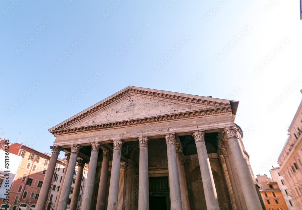Pantheon Kings in Rome, Italy