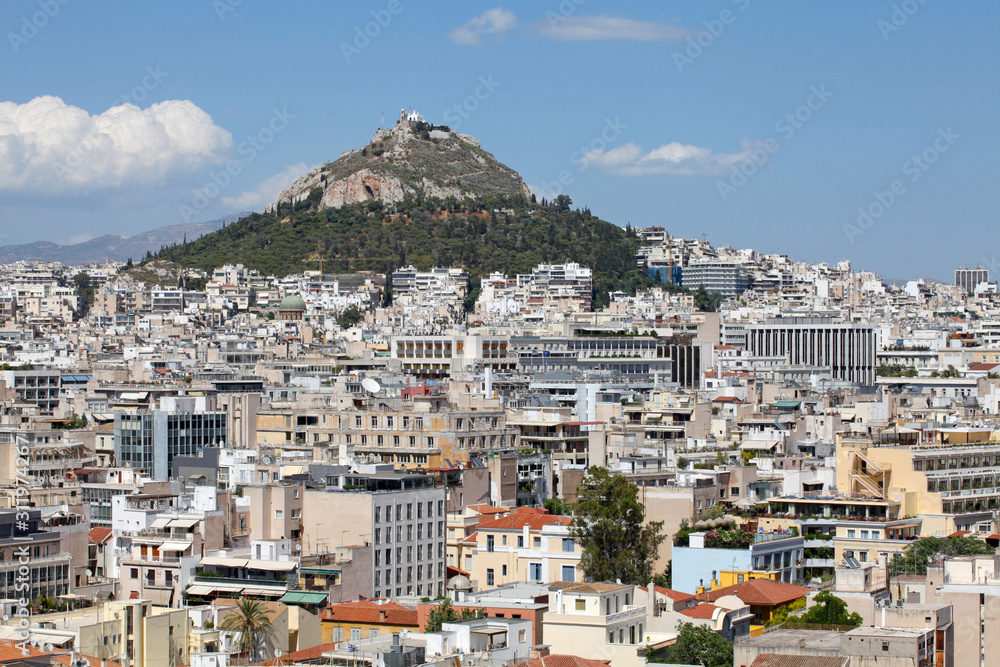 view of athens greece