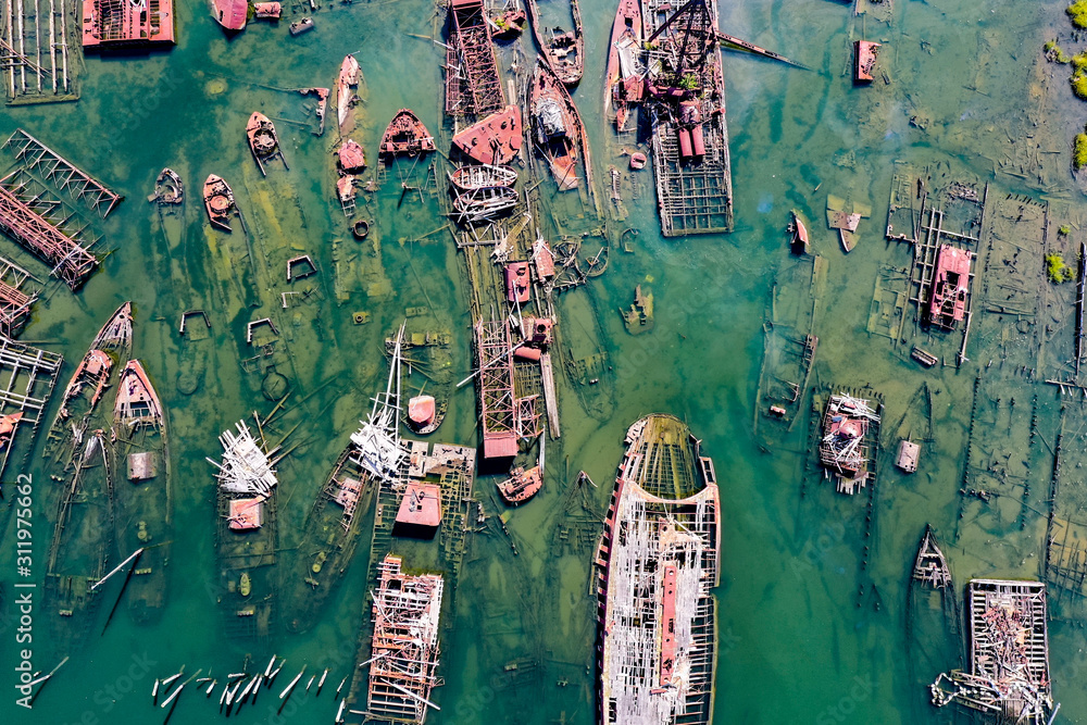 Staten Island Boat Graveyard